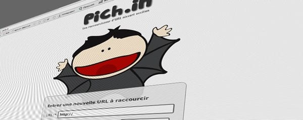 Un service gratuit et nissart de réduction d'URL, Pich.in !